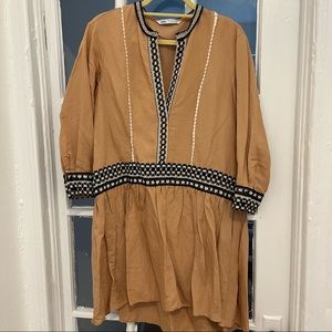 Zara Drop-waist Shift Dress